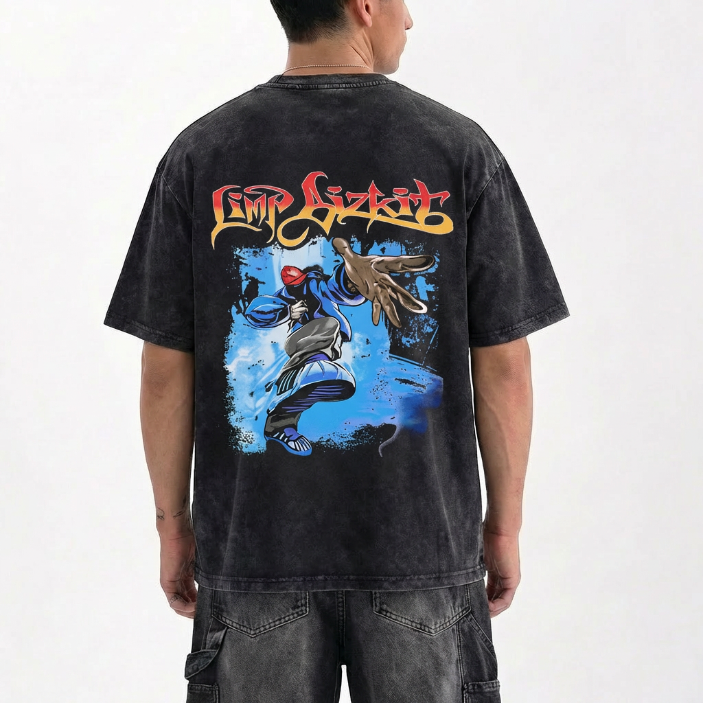 Limp Bizkit Graphic T-Shirt - Cotton Oversized Tee – Distort Culture