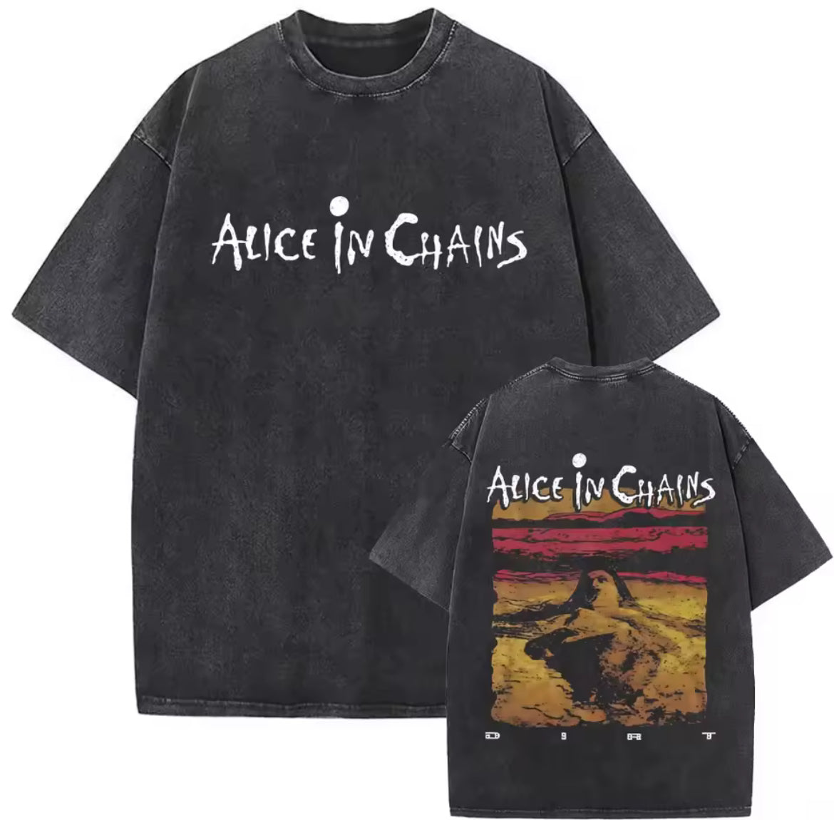 Alice in Chains Graphic T-Shirt - Cotton Oversized Tee