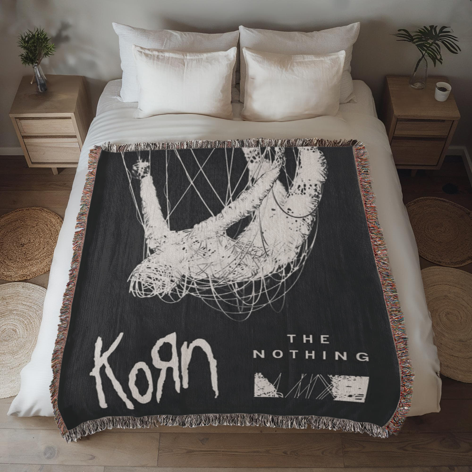 Korn "The Nothing" Album Woven Blanket - 100% Cotton