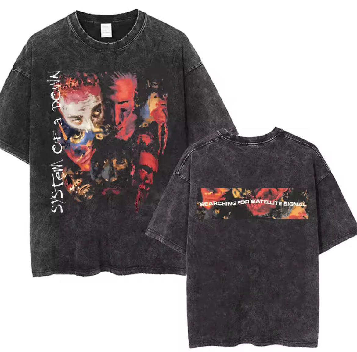 System Of A Down Graphic T-Shirt - Cotton Oversized Tee