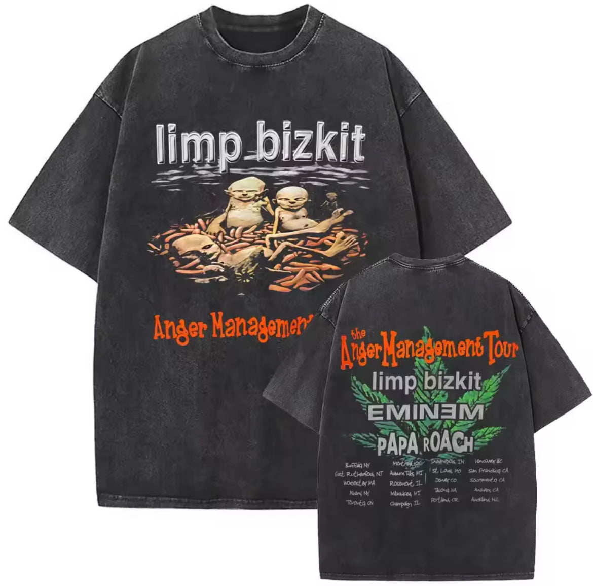 Limp Bizkit Graphic T-Shirt - Cotton Oversized Tee