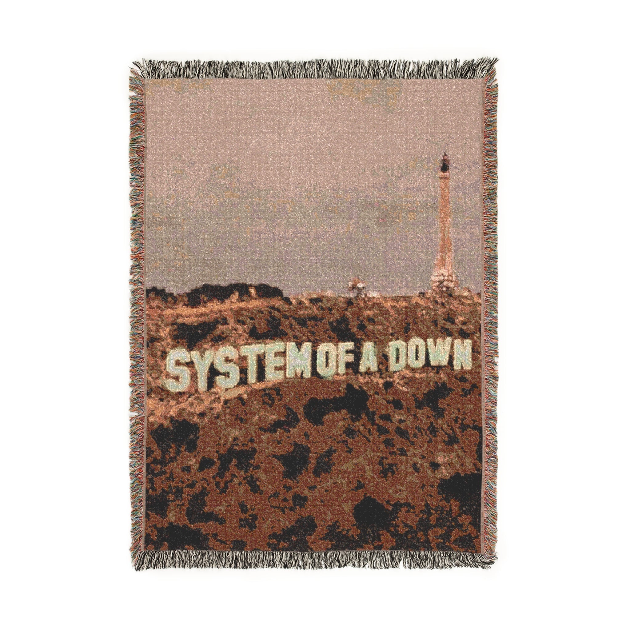 System Of A Down Woven Blanket - 100% Cotton
