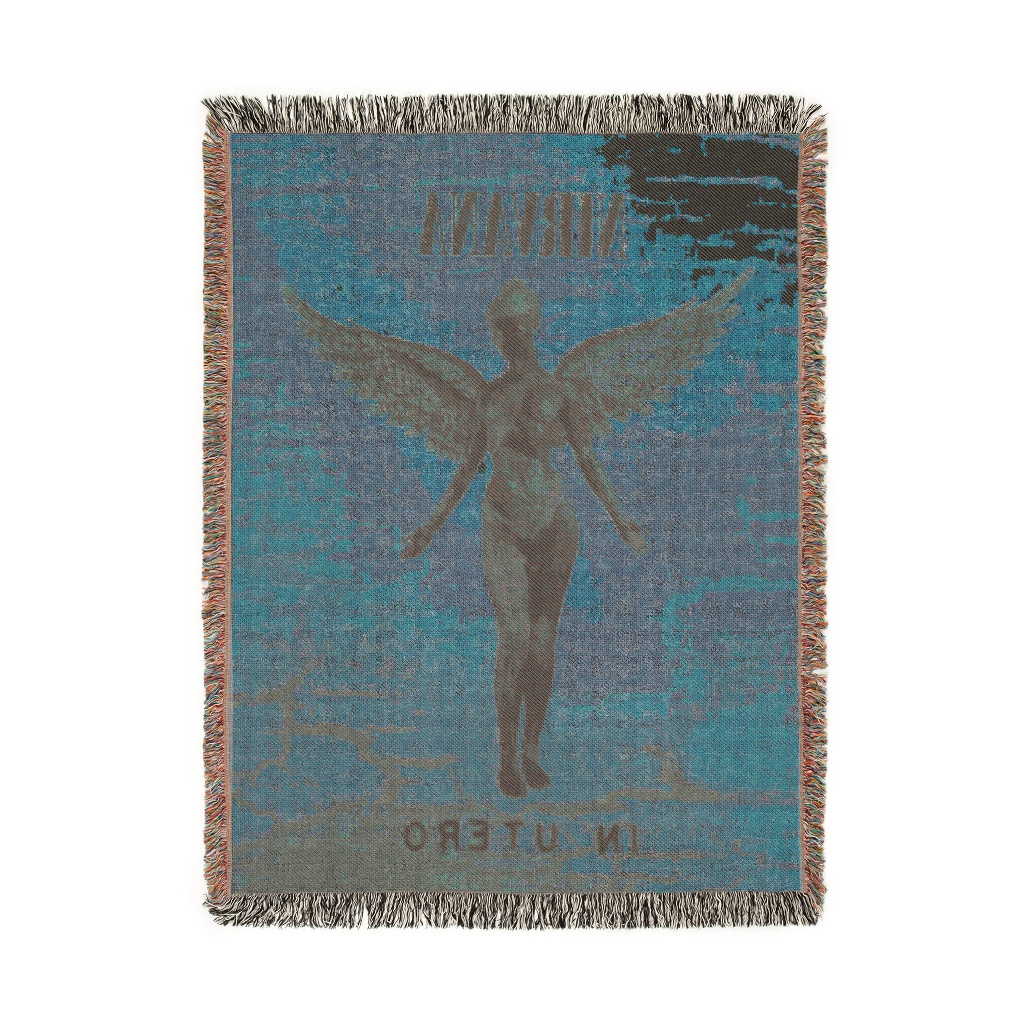 Nirvana "in Utero" Woven Blanket/Rug - 100% Cotton