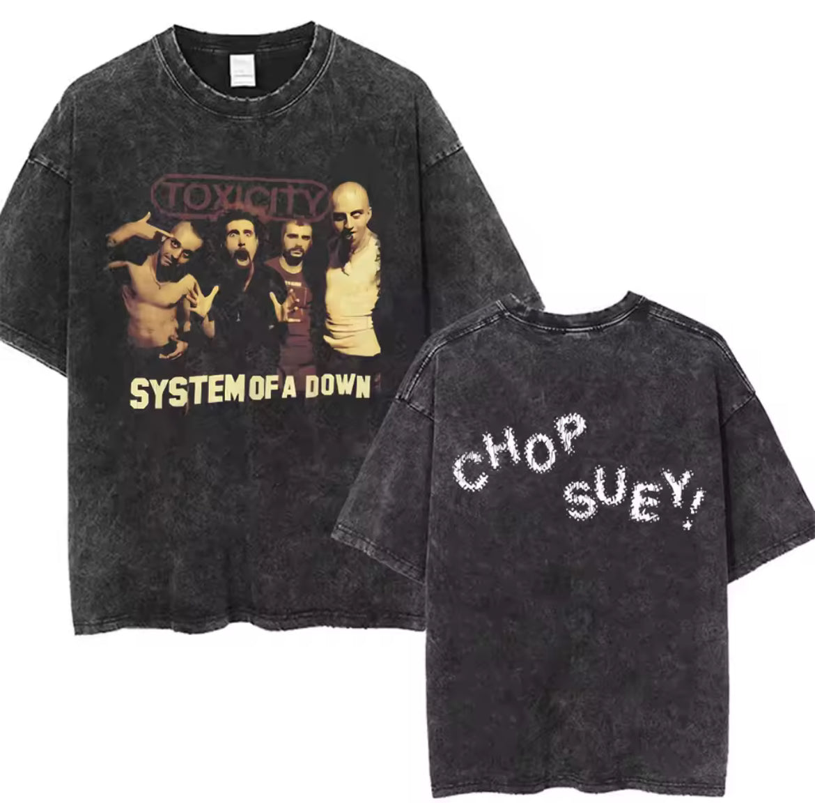 System Of A Down Graphic T-Shirt - Cotton Oversized Tee
