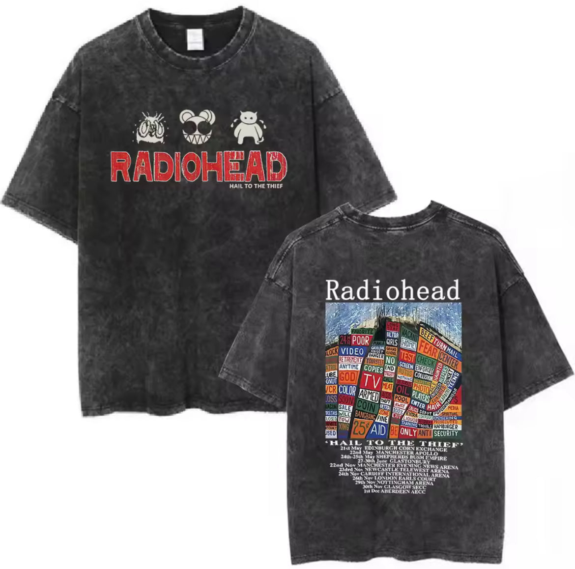 Radiohead “Hail To The Thief” Vintage Tour T-Shirt