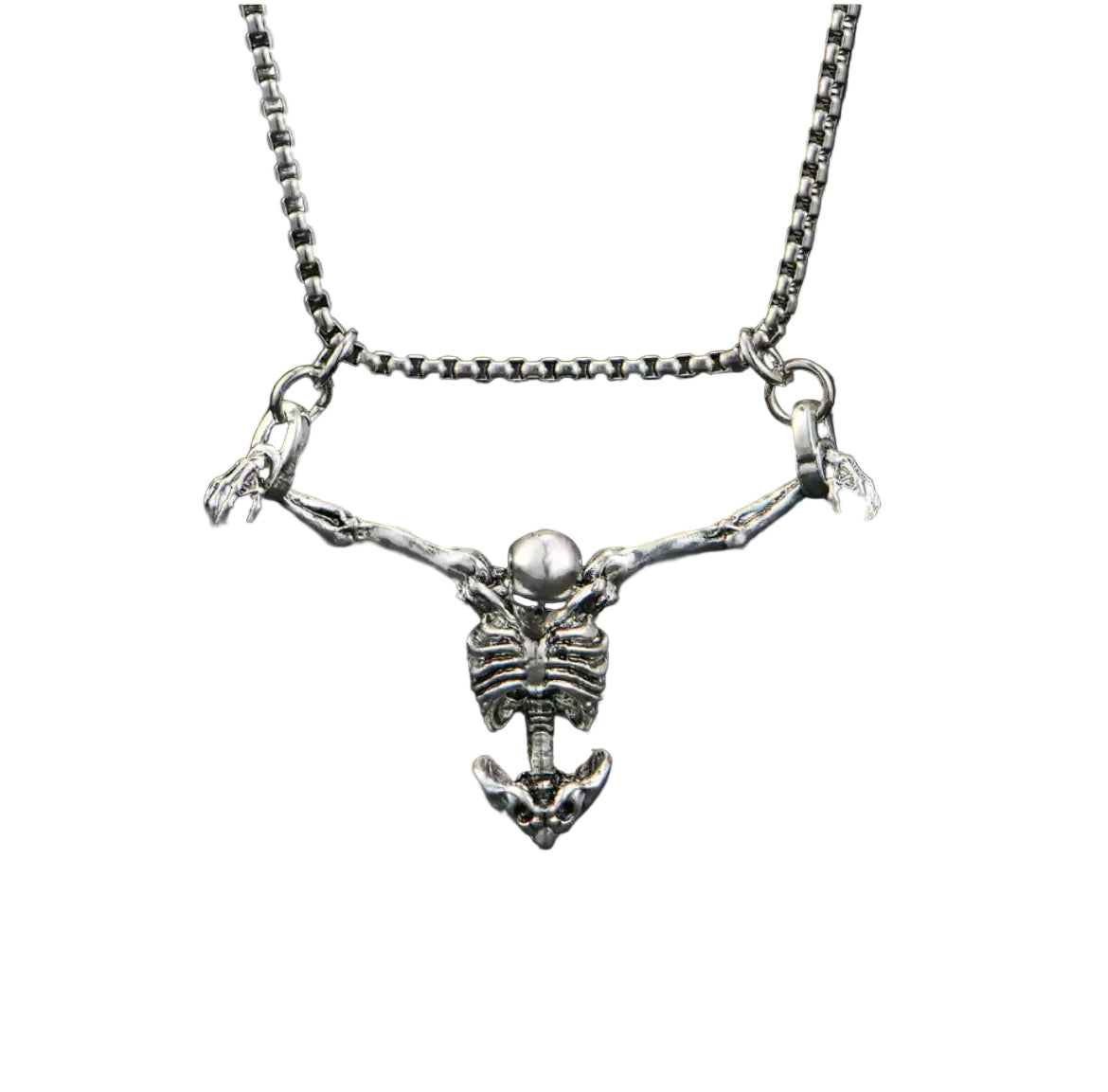 "Crucified Skeleton" Pendant