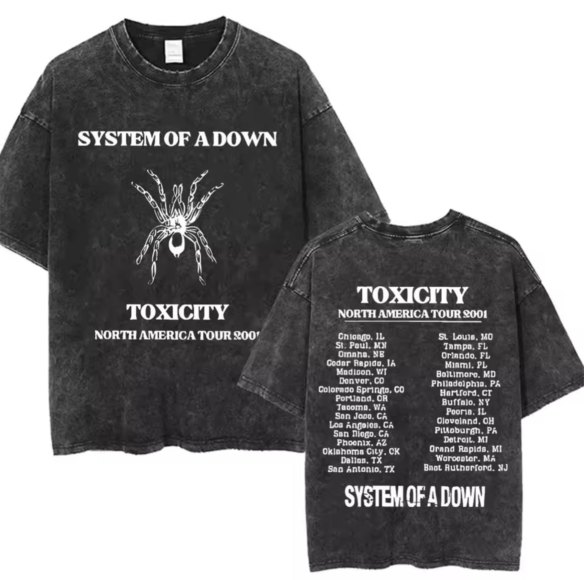 System Of A Down Graphic T-Shirt - Cotton Oversized Tee