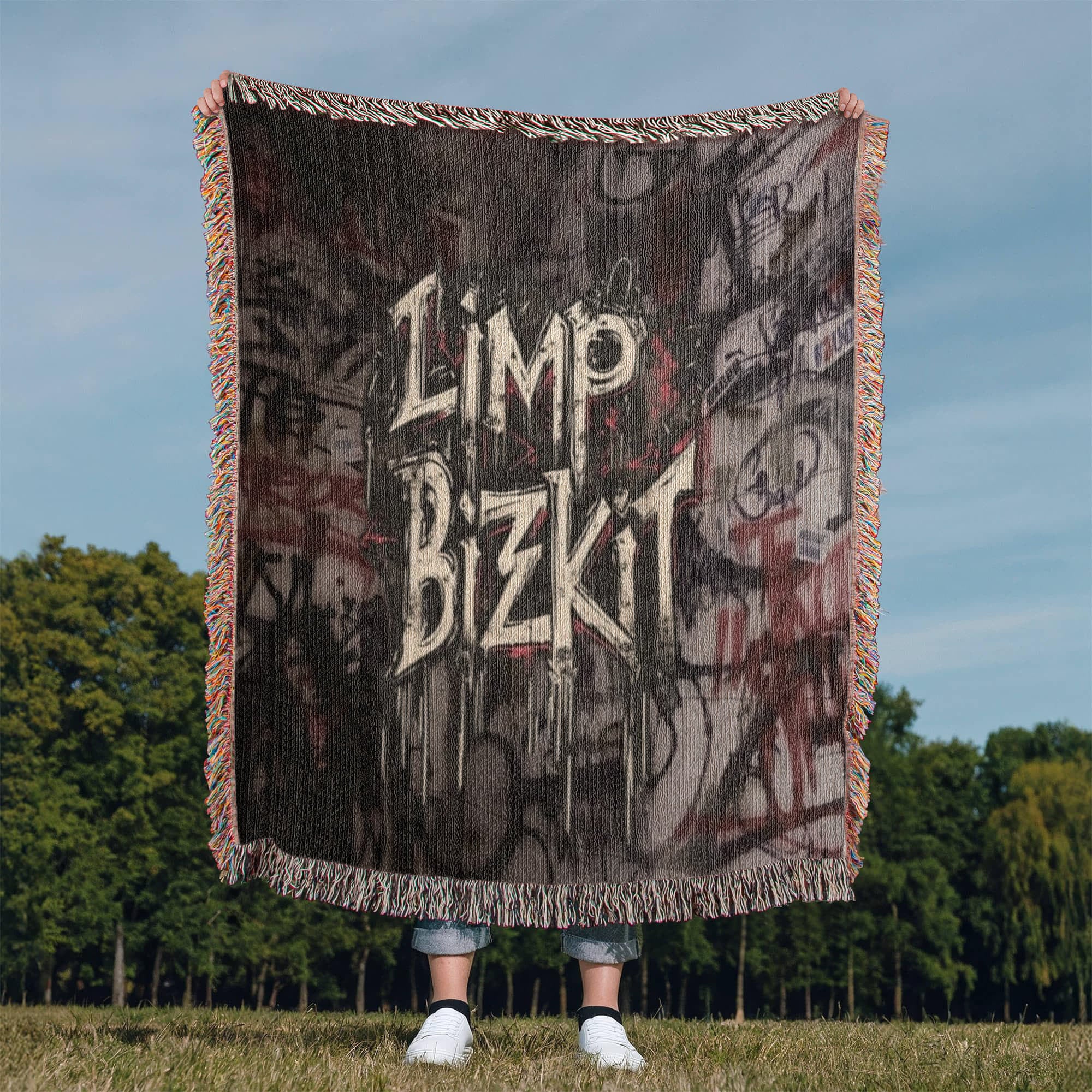 Limp Bizkit Woven Blanket - 100% Cotton